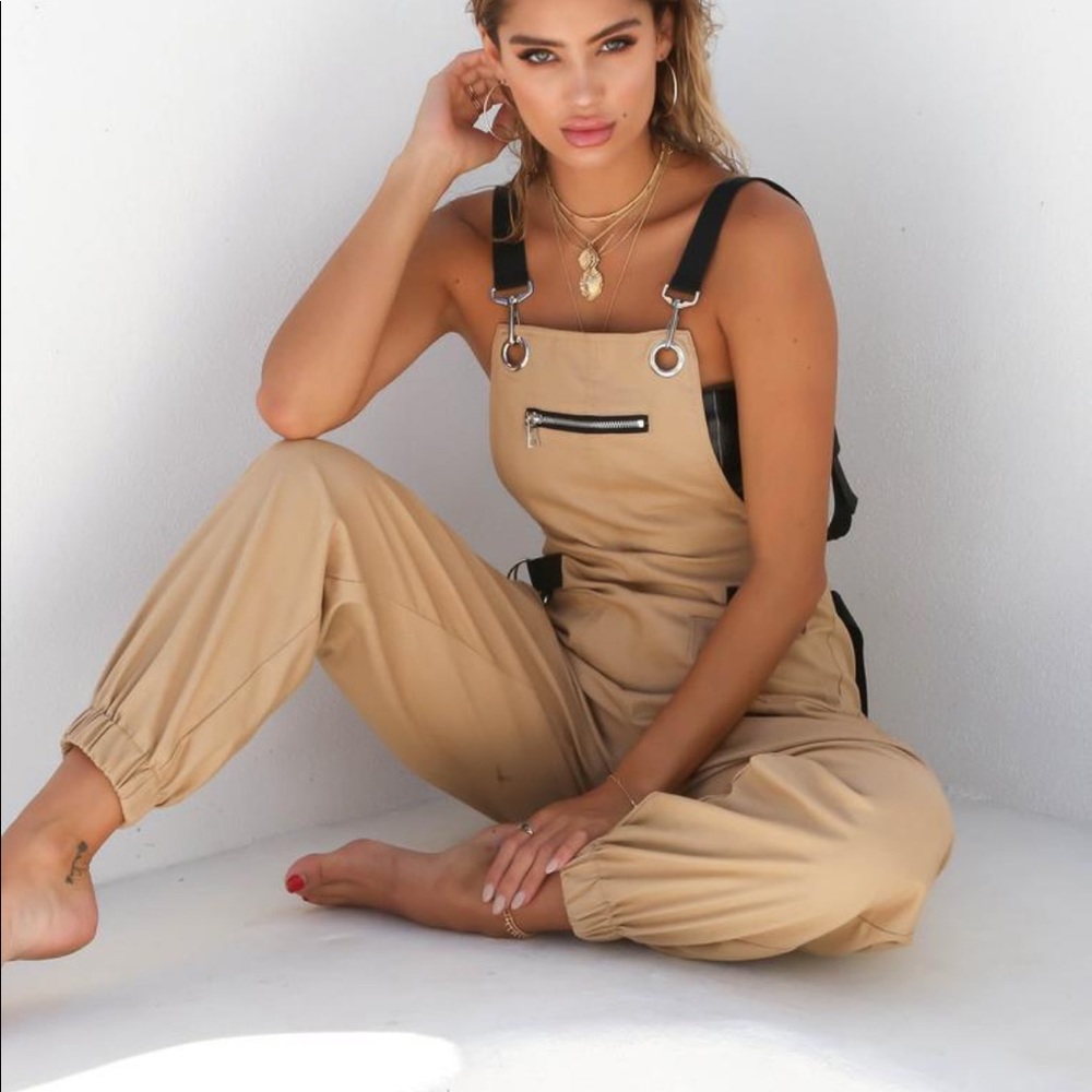 I.AM.GIA CAMEL OVERALLS